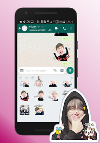Image 2 for BTS Stickers for Whatsapp