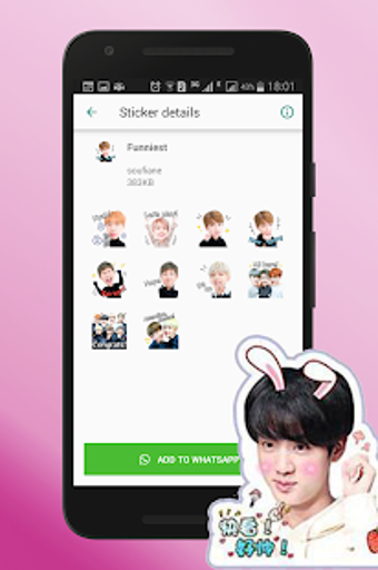 Image 3 for BTS Stickers for Whatsapp