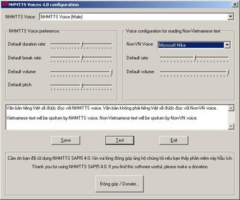 Image 0 for NHMTTS SAPI5