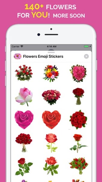 Image 2 for Flowers Emoji Stickers