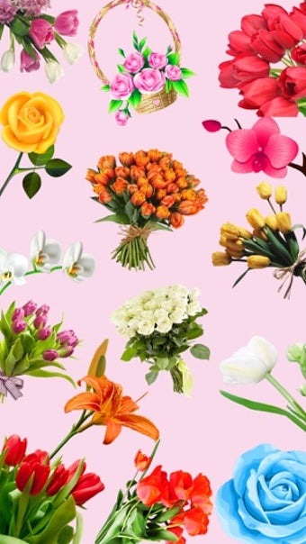 Image 2 for Flowers Emoji Stickers