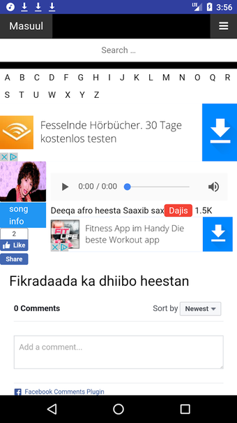 Imagen 1 para Masuul Somali music app  …