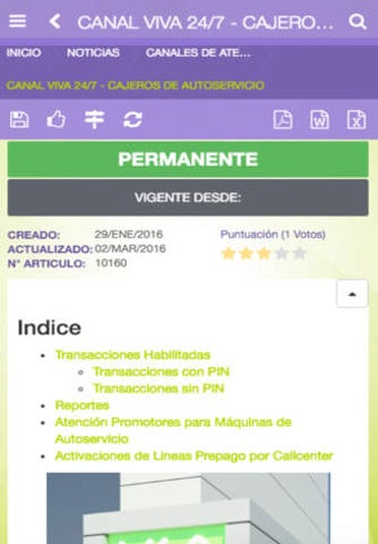 Image 0 for Sistema de Conocimiento
