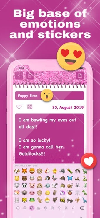 Imagen 2 para Diamond Glitter Diary