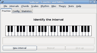Image 1 for GNU Solfege for Linux