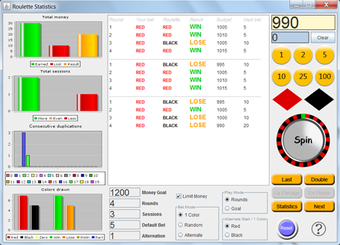 Image 0 for Roulette Statistics