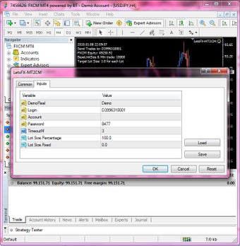 Image 0 for MT4 to FXCM Bridge