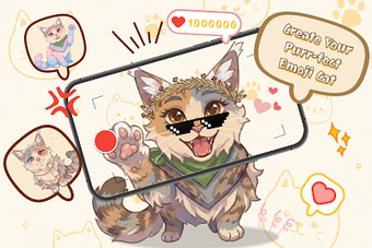 Imagen 0 para DIY Cute Cat Emoji: Maker…