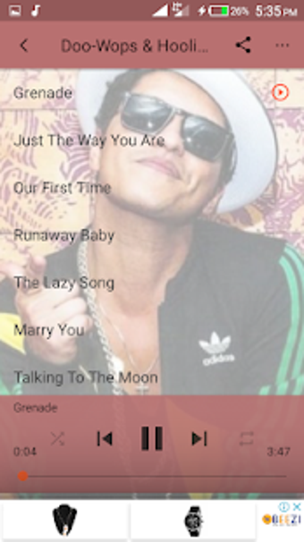 Image 2 for Bruno Mars Songs