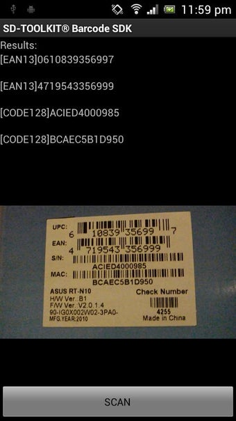 Imagen 1 para SD-TOOLKIT Barcode SDK