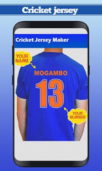 Imagen 2 para Cricket Jersey Editor  Na…