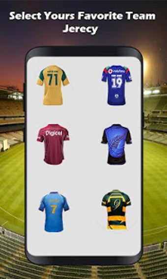 Imagen 0 para Cricket Jersey Editor  Na…