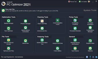 Image 0 for Asmwsoft PC Optimizer