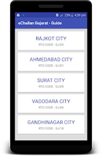 Imagen 1 para eChallan Rajkot City