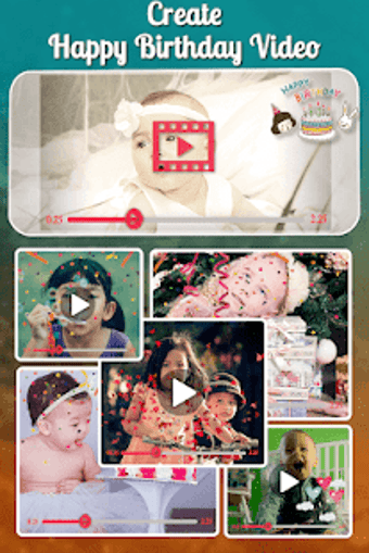Imagen 3 para Birthday Video Maker 2019