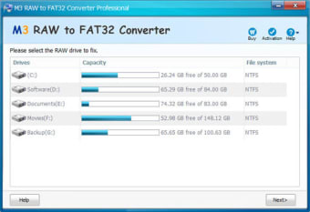 Image 0 for M3 RAW to FAT32 Converter
