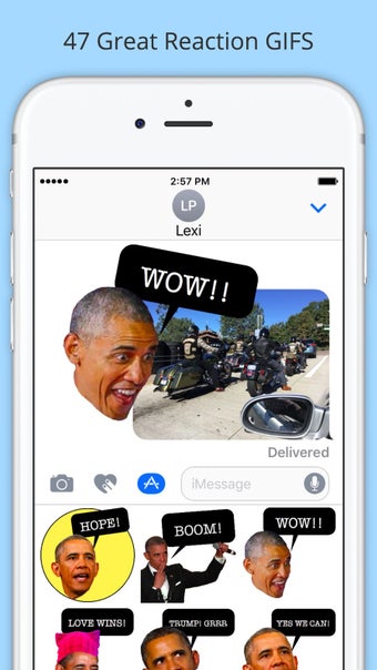 Image 2 for Obama GIF Stickers - Funn…