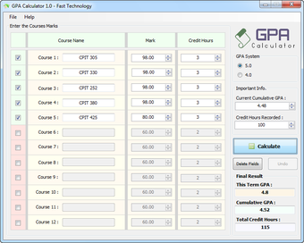 Imagen 0 para GPA Calculator