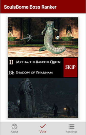 Image 1 for SoulsBorne Boss Ranker