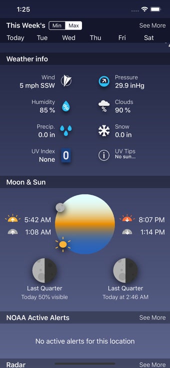 Image 3 for The Weather Forecast App