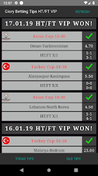 Image 1 for Glory Betting Tips HT/FT …
