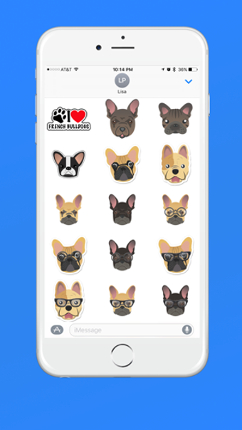 Image 0 for French Bulldog Emoji