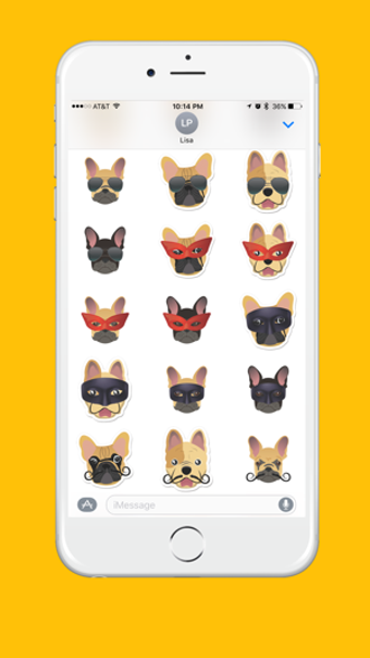 Image 1 for French Bulldog Emoji