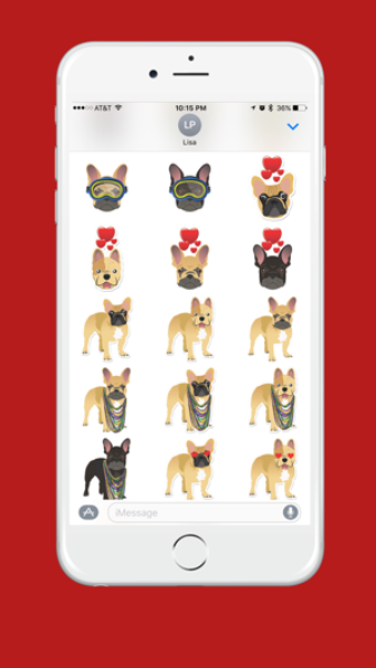Image 3 for French Bulldog Emoji