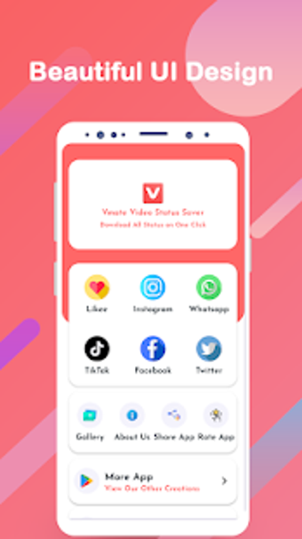 Imagen 2 para Vmate video status Downlo…