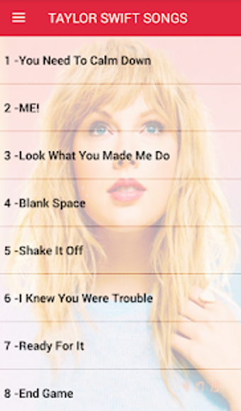 Imagen 0 para Taylor Swift Songs Offlin…