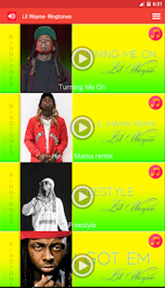 Imagen 1 para Lil Wayne Ringtones Free