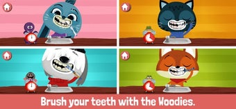 Image 1 for WoodieHoo Brushing Teeth