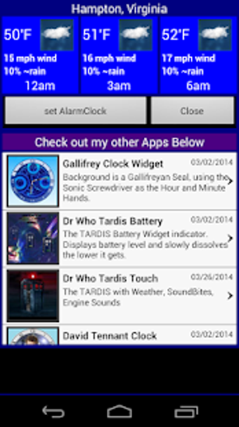 Image 0 for TARDIS BATTERY WIDGET