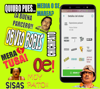 Image 0 for stickers paisas