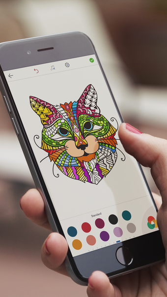 Image 0 for Cat Coloring Pages for Ad…
