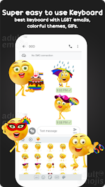 Imagen 3 para LGBT Emoji Sticker Keyboa…