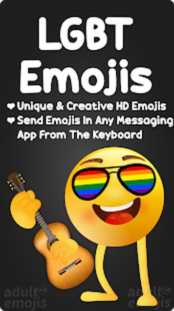 Imagen 0 para LGBT Emoji Sticker Keyboa…