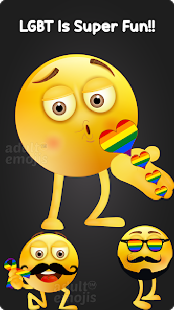 Imagen 1 para LGBT Emoji Sticker Keyboa…