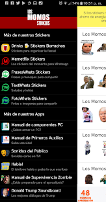 Image 2 for Los Momos - Stickers para…