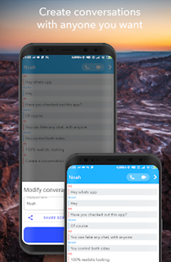 Imagen 2 para Fake Messages Chat for Sn…