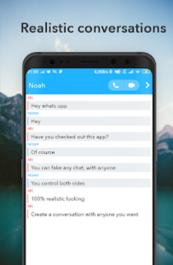 Imagen 1 para Fake Messages Chat for Sn…
