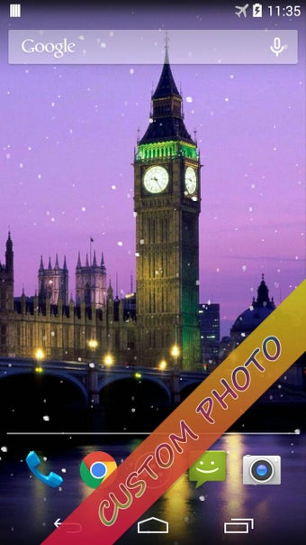 Imagen 1 para Dark Snow Live Wallpaper