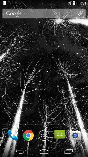 Imagen 2 para Dark Snow Live Wallpaper