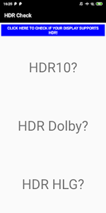 Imagen 1 para HDR Display Check
