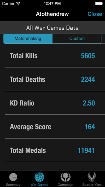 Image 2 for Infinity: Stat Tracker fo…