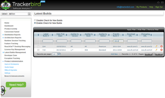 Image 1 for Trackerbird Software Anal…