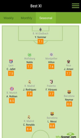 Imagen 2 para WhoScored Football App