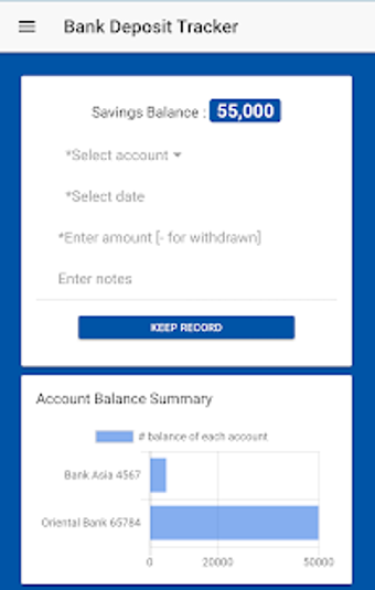 Image 1 for Bank Deposit Tracker
