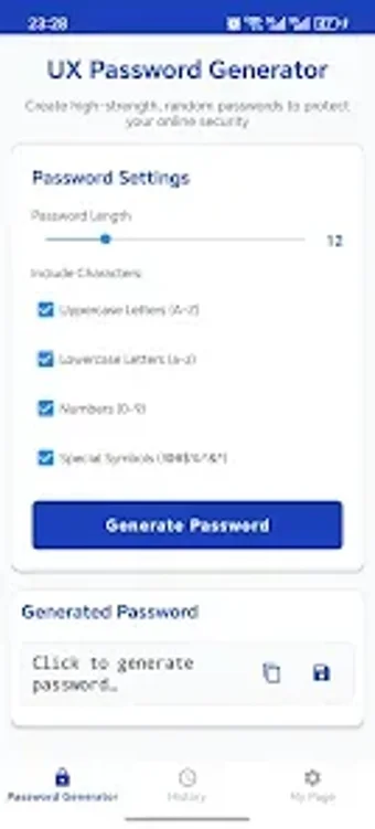 Image 0 for UX Password Generator