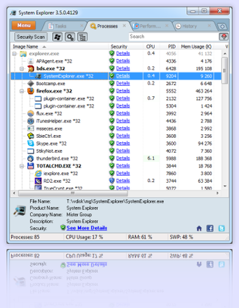 Image 0 for System Explorer